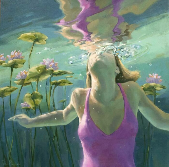 These Underwater Oil Paintings Will Make You Feel Like You're Actually Swimming!