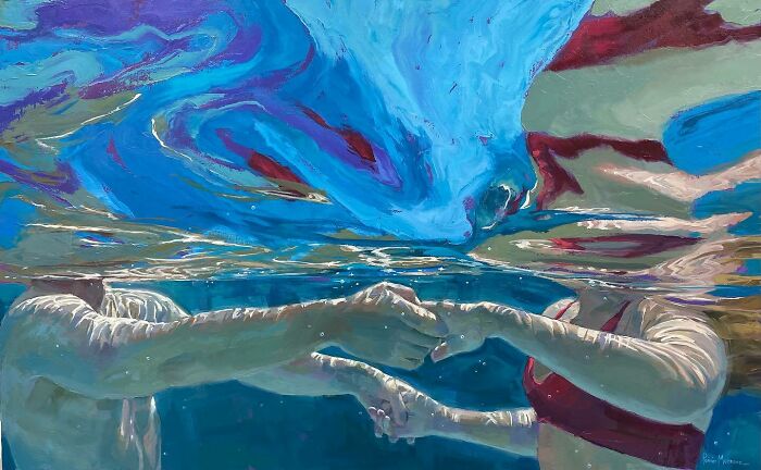 These Underwater Oil Paintings Will Make You Feel Like You're Actually Swimming!