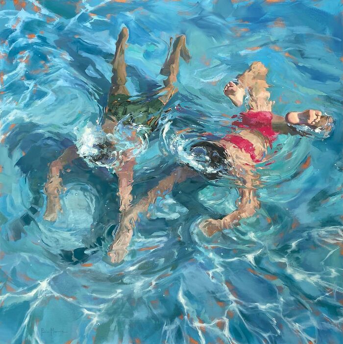 These Underwater Oil Paintings Will Make You Feel Like You're Actually Swimming!