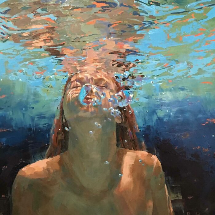 These Underwater Oil Paintings Will Make You Feel Like You're Actually Swimming!