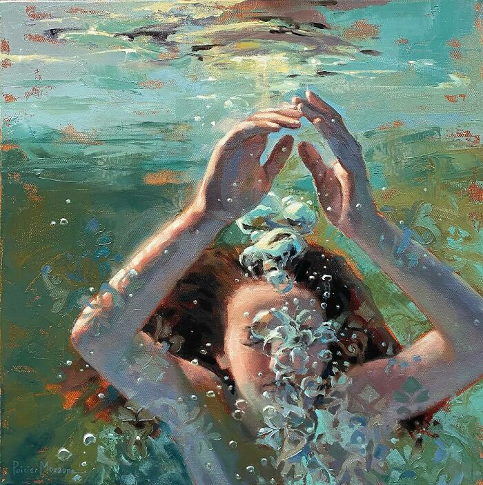 These Underwater Oil Paintings Will Make You Feel Like You're Actually Swimming!