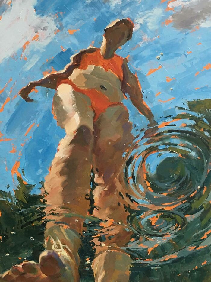 These Underwater Oil Paintings Will Make You Feel Like You're Actually Swimming!