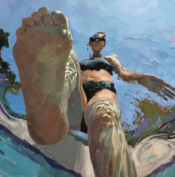 These Underwater Oil Paintings Will Make You Feel Like You're Actually Swimming!