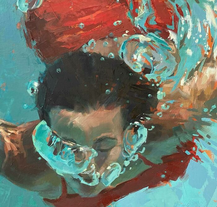These Underwater Oil Paintings Will Make You Feel Like You're Actually Swimming!