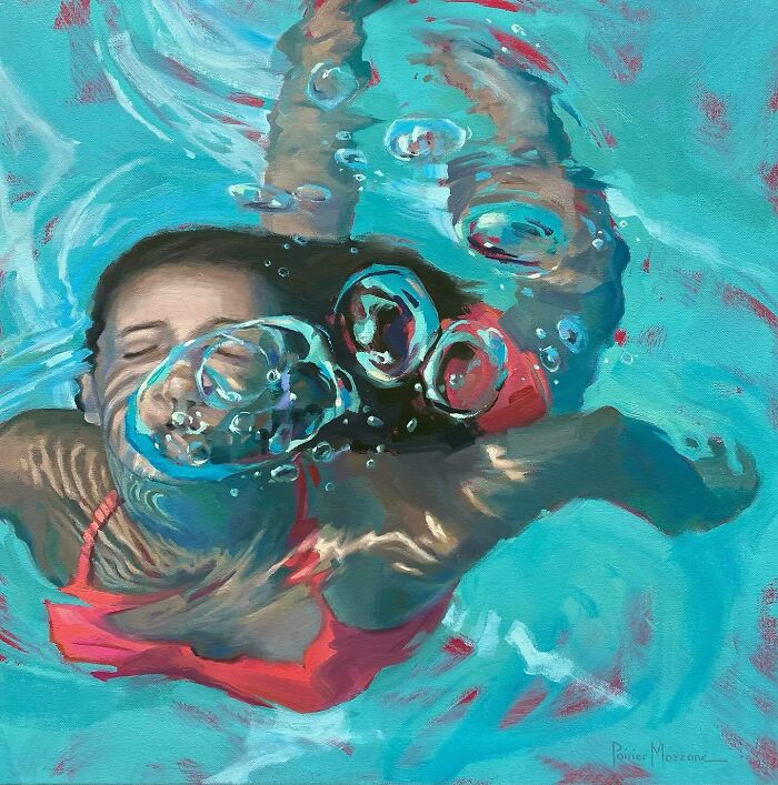 These Underwater Oil Paintings Will Make You Feel Like You're Actually Swimming!