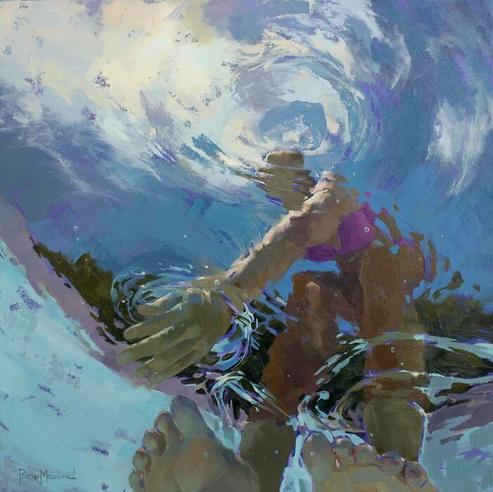 These Underwater Oil Paintings Will Make You Feel Like You're Actually Swimming!