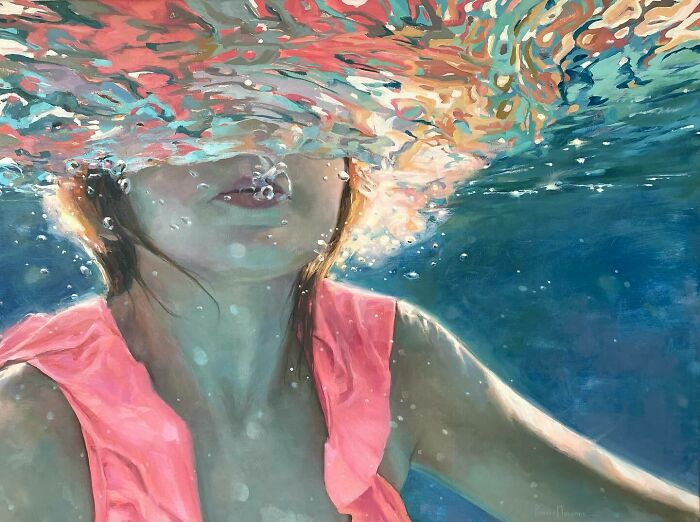 These Underwater Oil Paintings Will Make You Feel Like You're Actually Swimming!