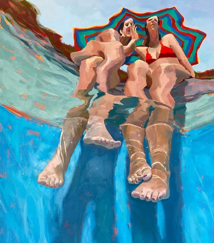 These Underwater Oil Paintings Will Make You Feel Like You're Actually Swimming!