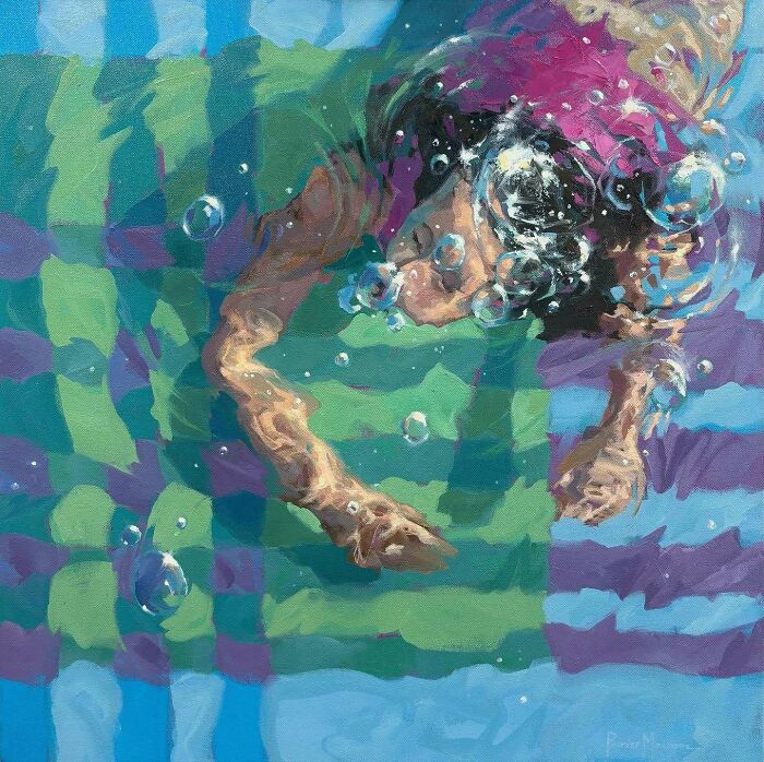 These Underwater Oil Paintings Will Make You Feel Like You're Actually Swimming!