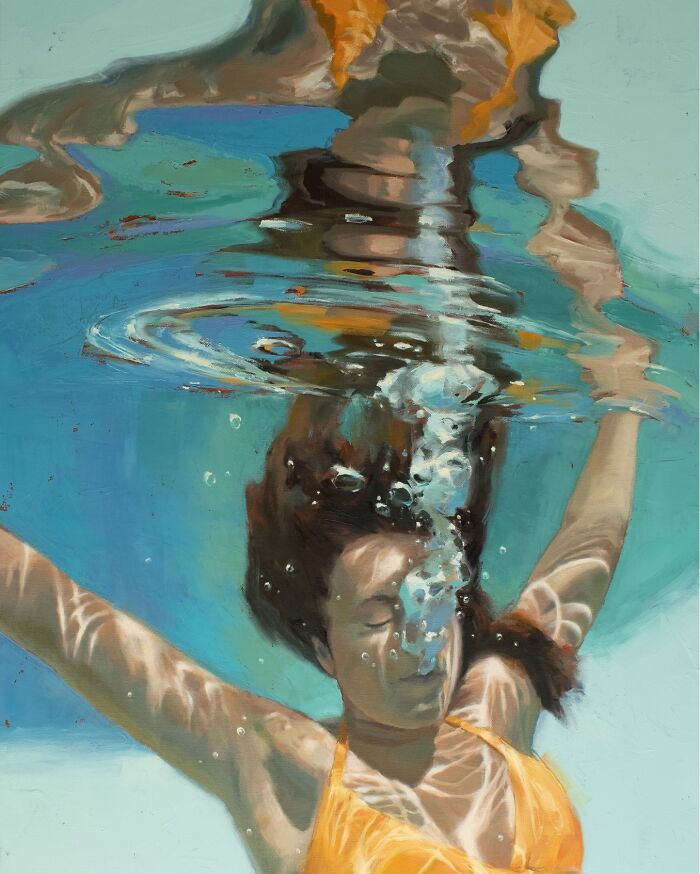 These Underwater Oil Paintings Will Make You Feel Like You're Actually Swimming!