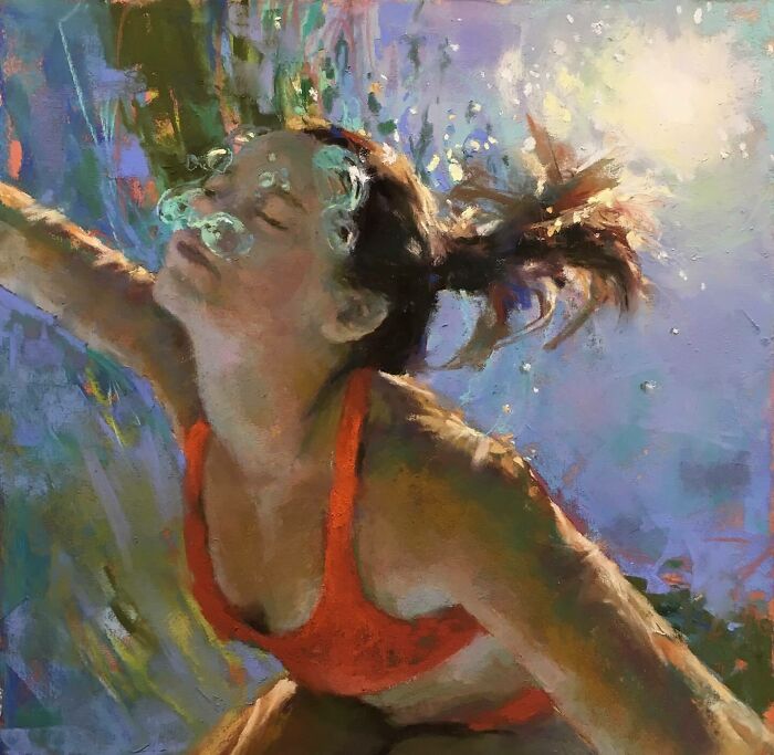 These Underwater Oil Paintings Will Make You Feel Like You're Actually Swimming!