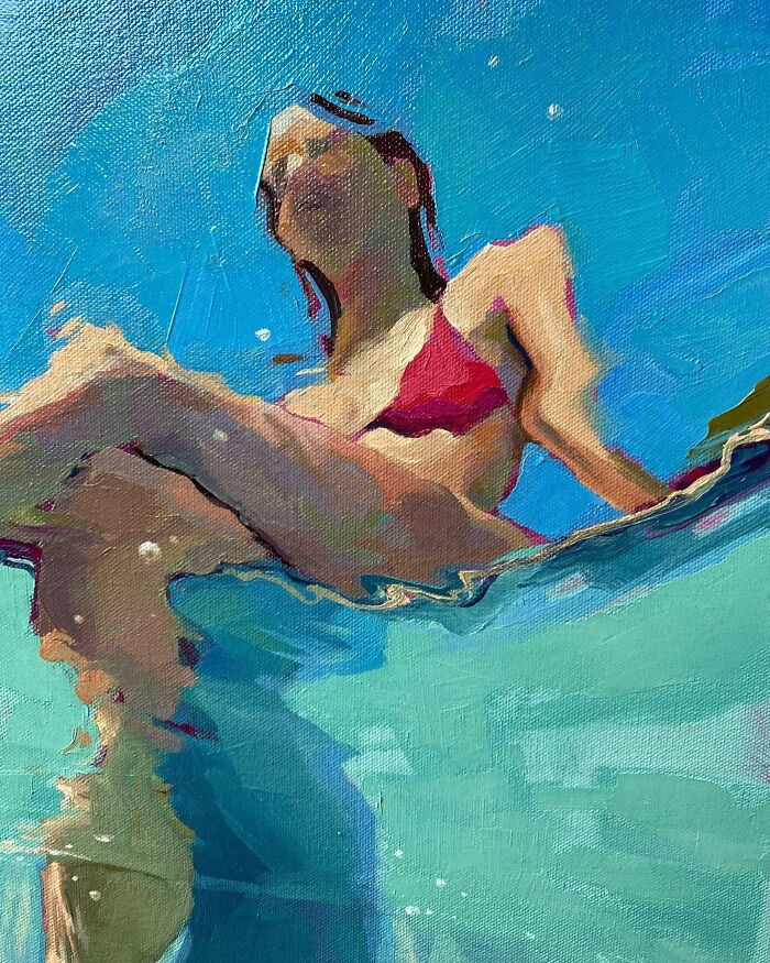 These Underwater Oil Paintings Will Make You Feel Like You're Actually Swimming!