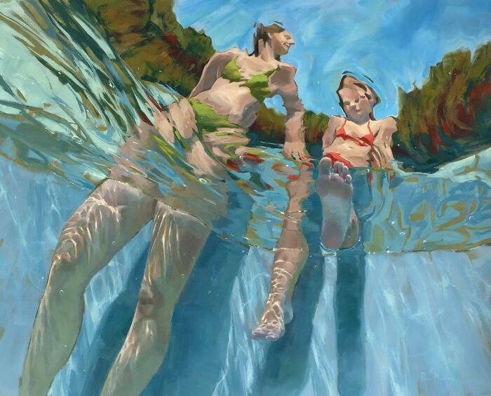 These Underwater Oil Paintings Will Make You Feel Like You're Actually Swimming!