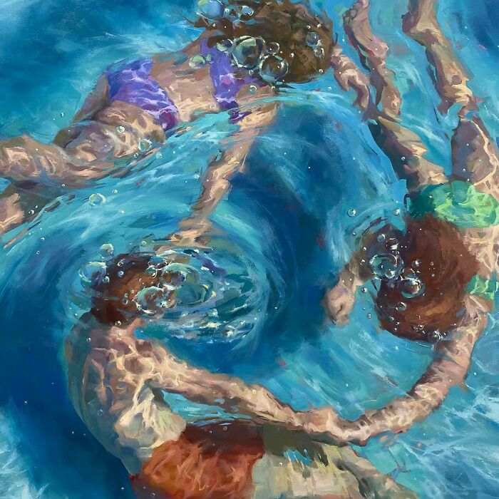 These Underwater Oil Paintings Will Make You Feel Like You're Actually Swimming!