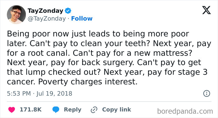 When Poverty Decides To Charge Interest... Yep, It’s Real