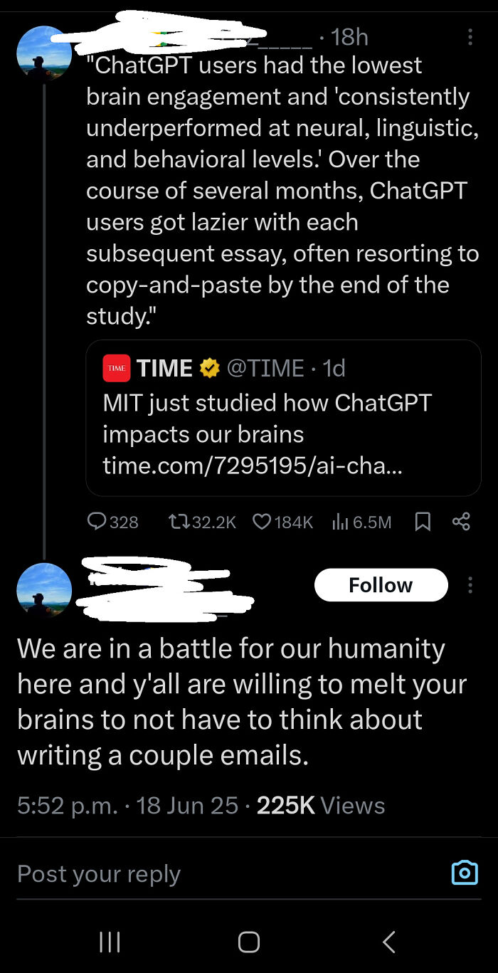 ChatGPT Is Basically Melting Our Brains. No Joke.