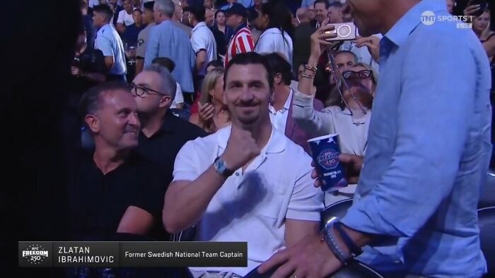 Zlatan Ibrahimovic: Soccer Star Goes Cage-Side