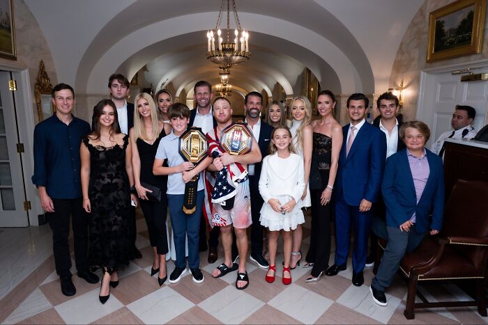 Trump Family Meets Justin Gaethje: Fight Night Royalty