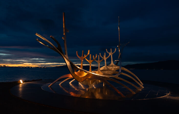Viking Monument Evening Chill