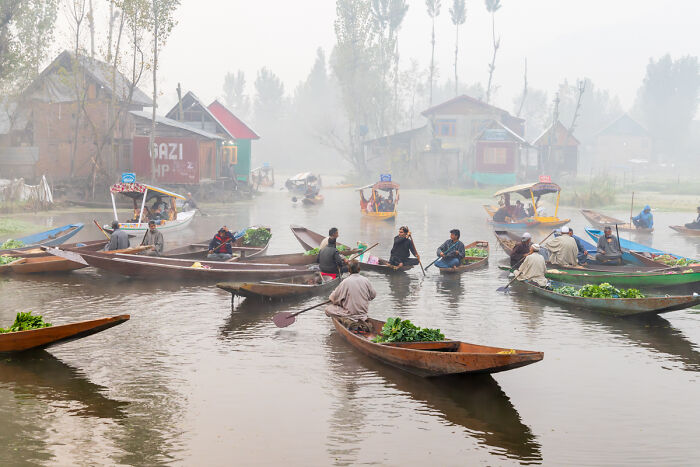 Morning Hustle At The Floating Market
