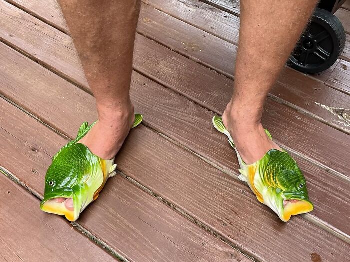 Fish Flip Flops So Realistic, You Might Worry Seagulls Will Try To Snatch Them