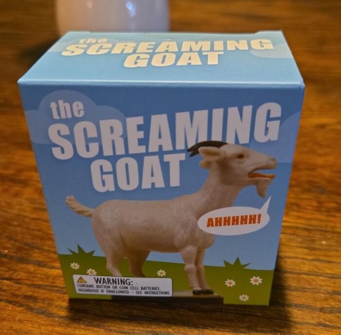 The Screaming Goat Book and Figure: Tiny Goat, Big Entertainment