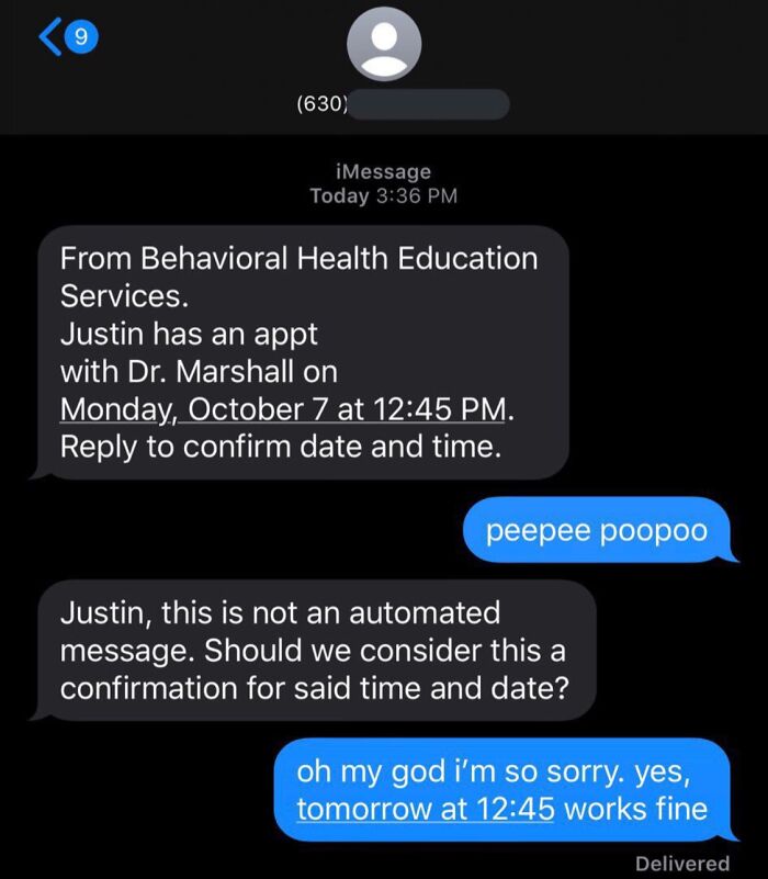 Justin’s Appointment: The Text That Left Us Scratching Our Heads