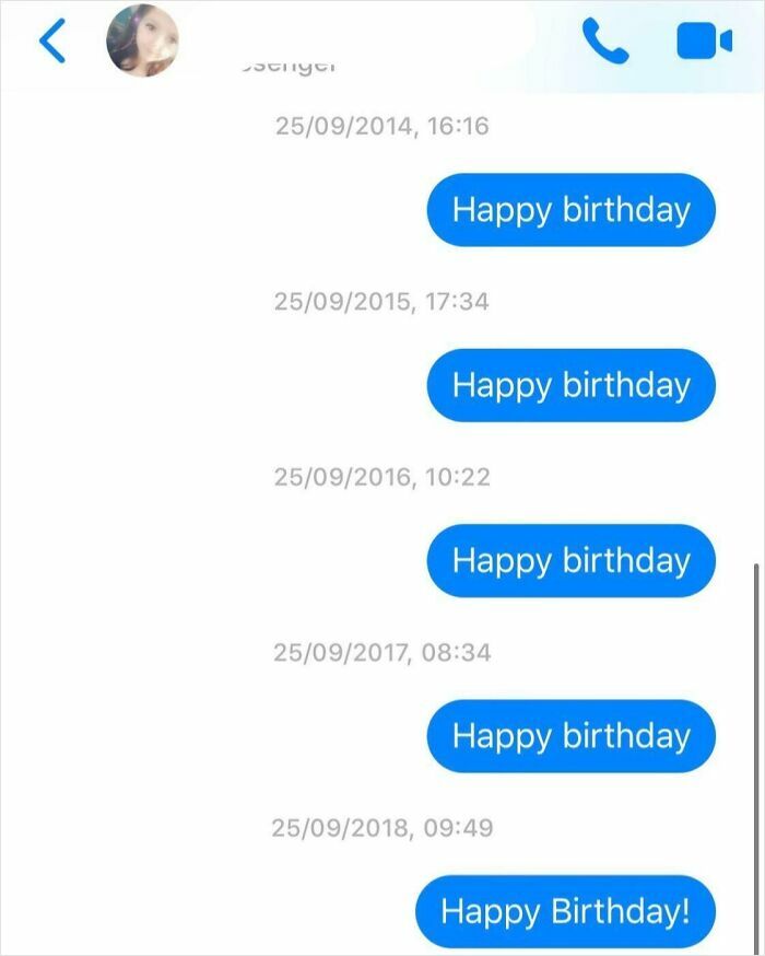 Happy Birthday to My Crush... For 5 Years Straight!