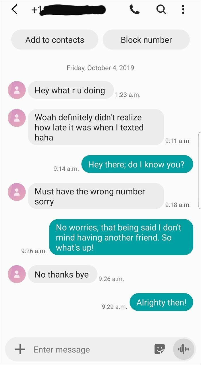 How Not to Make Friends: Text Edition