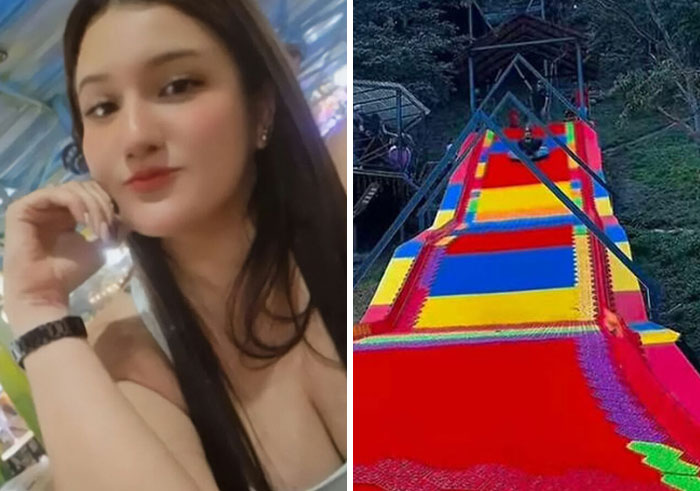 She Went Down The Slide... And Then Vanished!