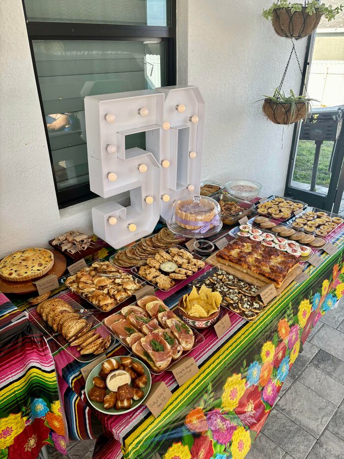 All The Yummy Stuff I Made For My Mom’s Big 50!