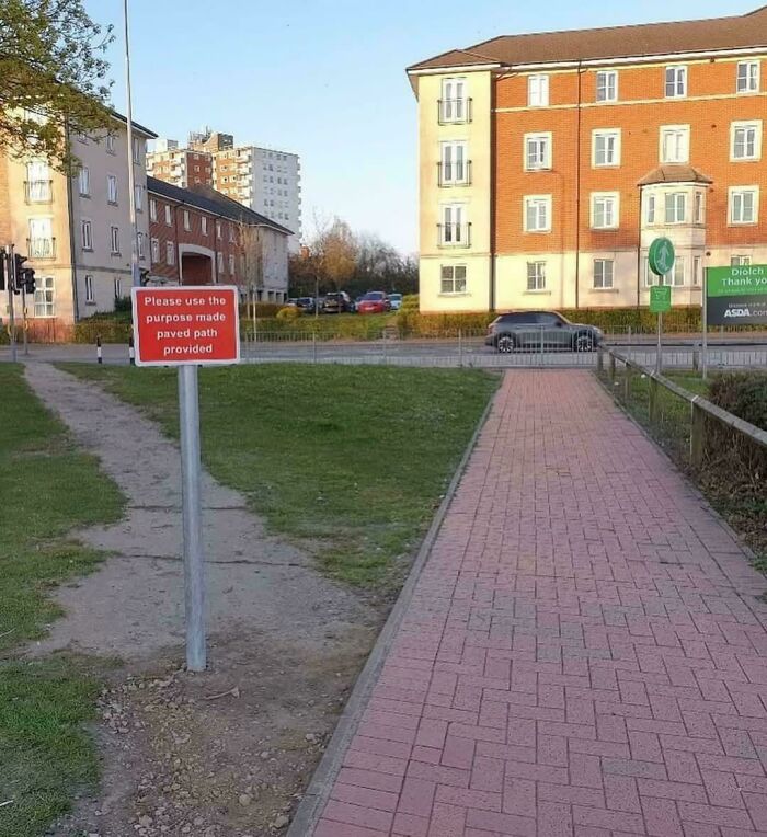 Humans: Build Roads. Also Humans: Let's Make Our Own Trail Anyway