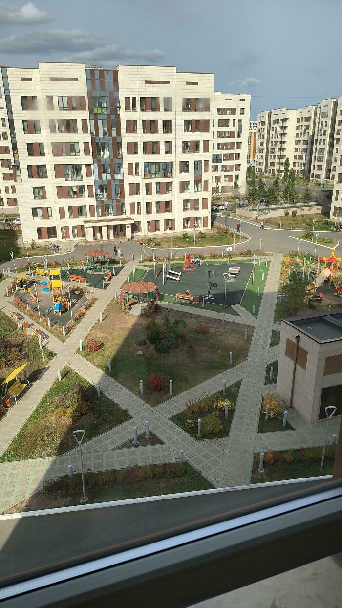 Wait, Were These Sidewalks Built To Match The Shortcut?