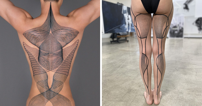 Wait, These Tattoos Are Just Lines? But They’re Actually Mind-Blowing!