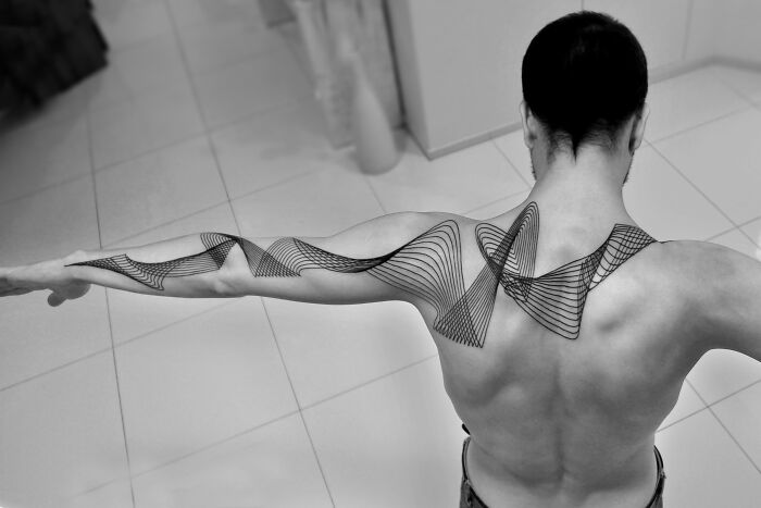 Wait, These Tattoos Are Just Lines? But They're Actually Mind-Blowing!