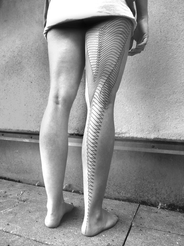 Wait, These Tattoos Are Just Lines? But They're Actually Mind-Blowing!