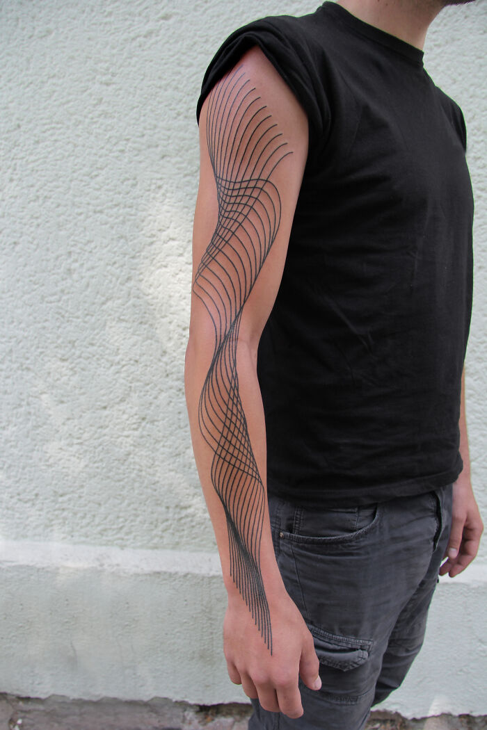 Wait, These Tattoos Are Just Lines? But They're Actually Mind-Blowing!