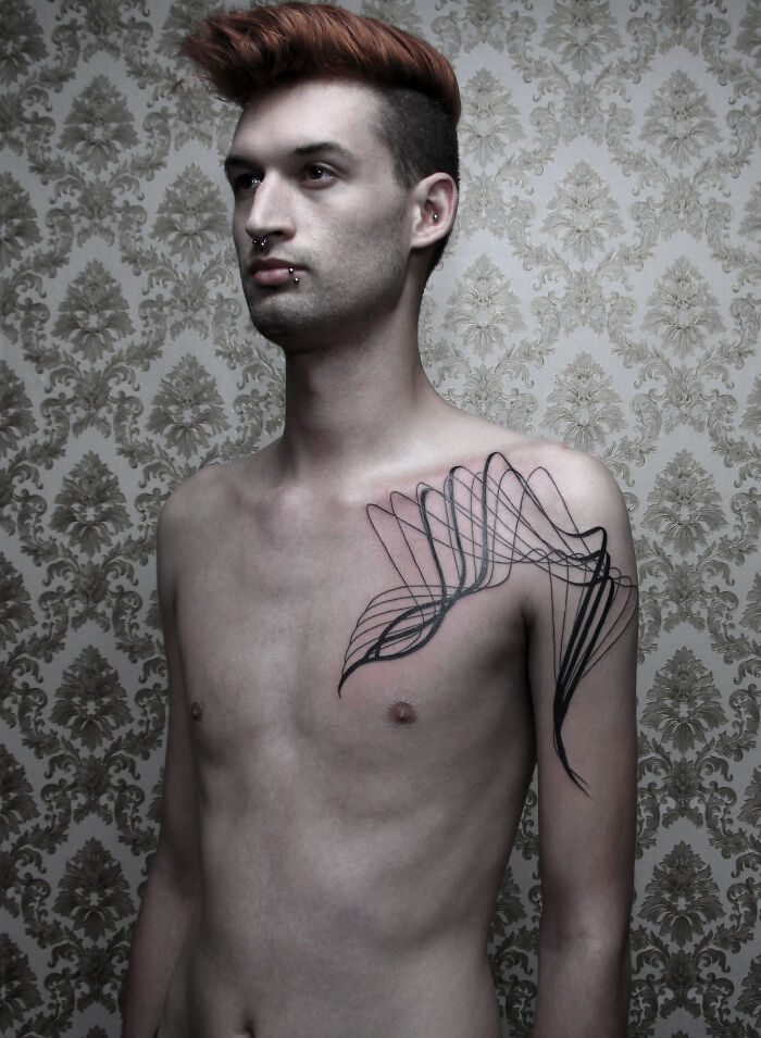 Wait, These Tattoos Are Just Lines? But They're Actually Mind-Blowing!