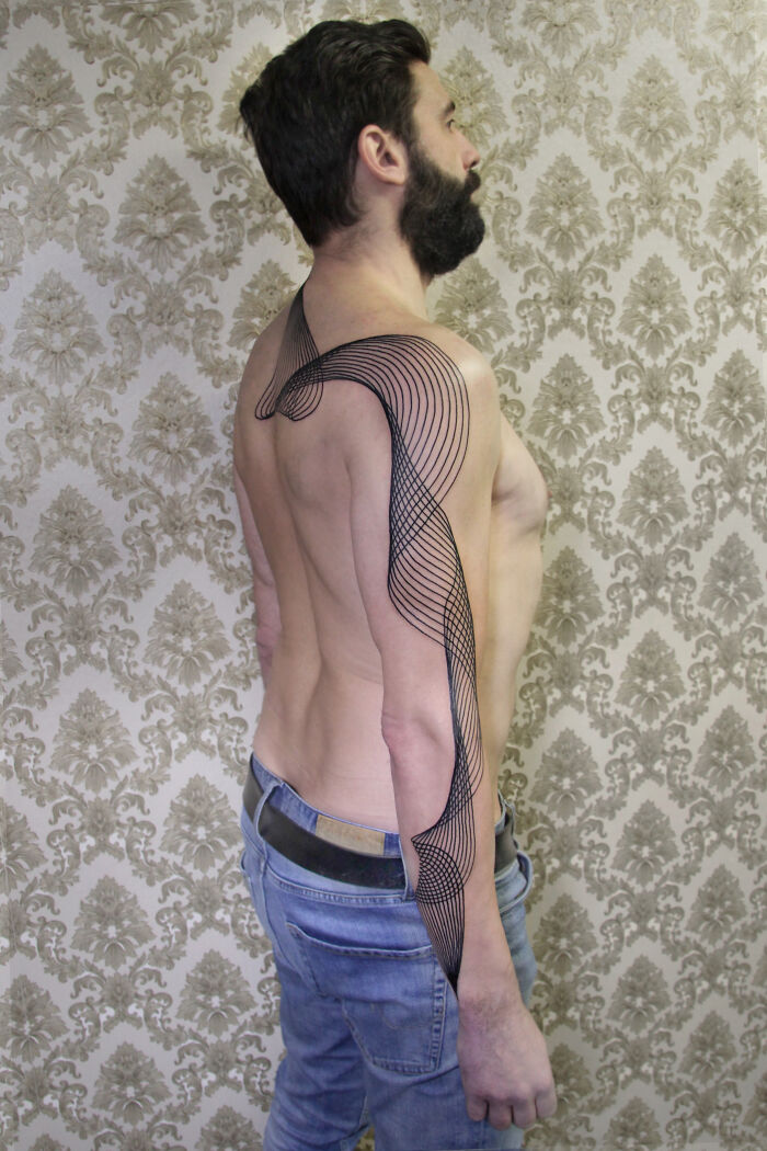 Wait, These Tattoos Are Just Lines? But They're Actually Mind-Blowing!