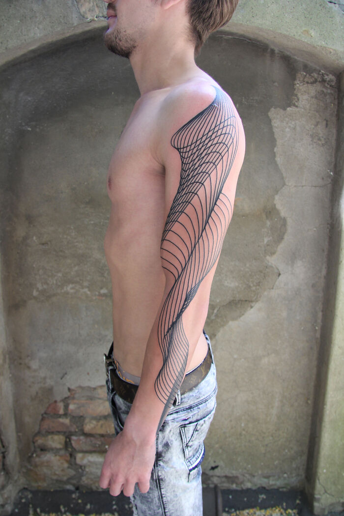 Wait, These Tattoos Are Just Lines? But They're Actually Mind-Blowing!
