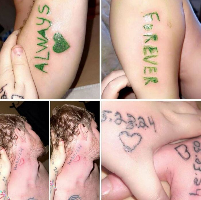 A Facebook Love Story in Ink