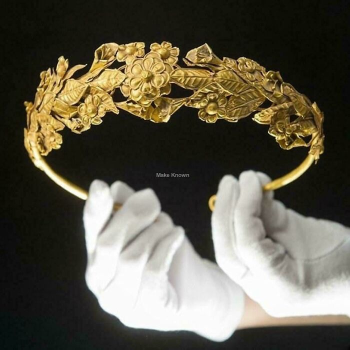 Golden Wreath From 300 BC—Ancient Bling For The Greeks