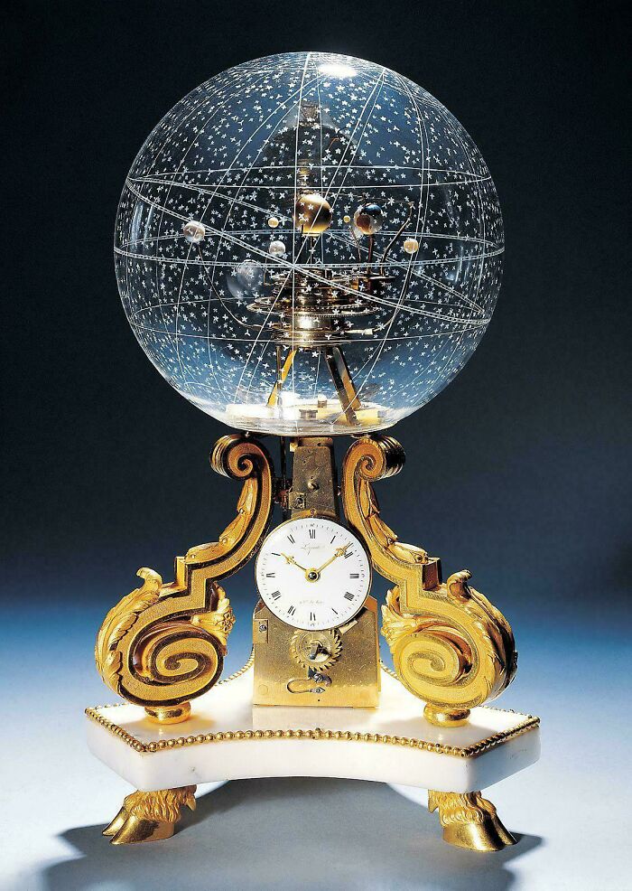 Planetarium Table Clock: Time And Space In One Gadget (1770)