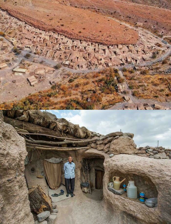 Ancient Village Of Meymand: Hand-Dug Rock Homes For 3,000 Years