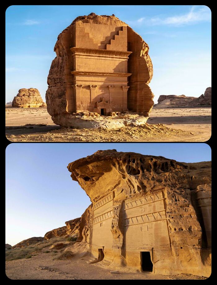 The Rock City Of Hegra: Desert Tomb Town Turned Famous