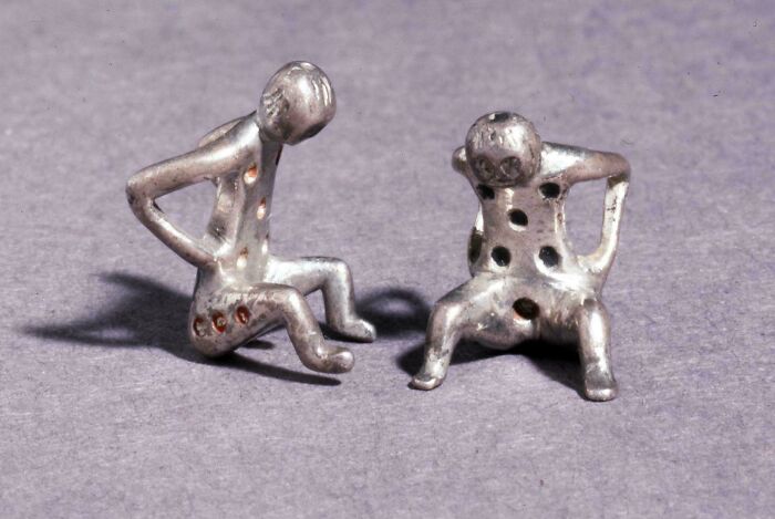 Roman Dice Shaped Like Squatting Figures—Game Night Just Got Classy