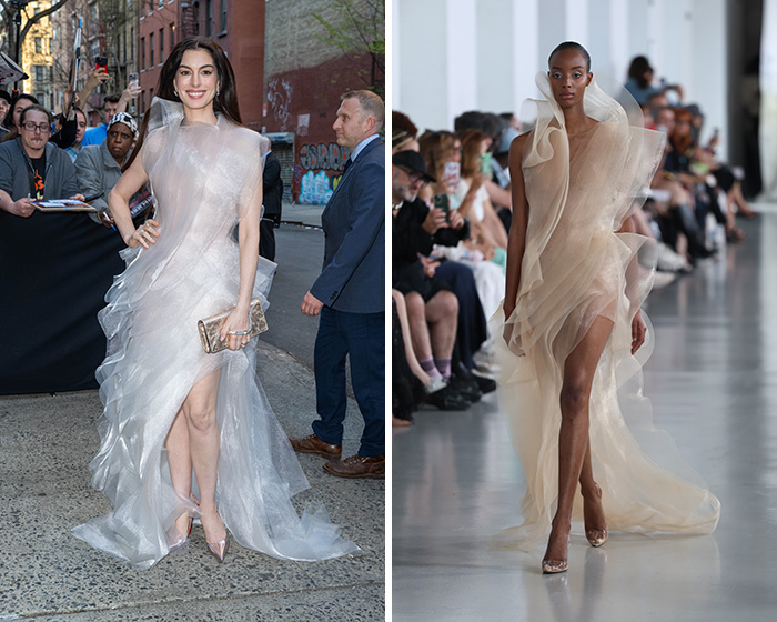Anne Hathaway’s Shimmer & Sheer Wonder