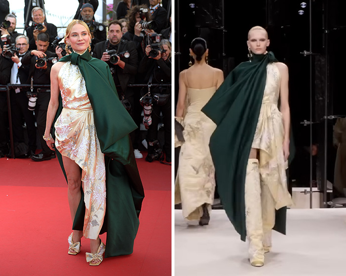 Diane Kruger’s Subtle Yellow Glow