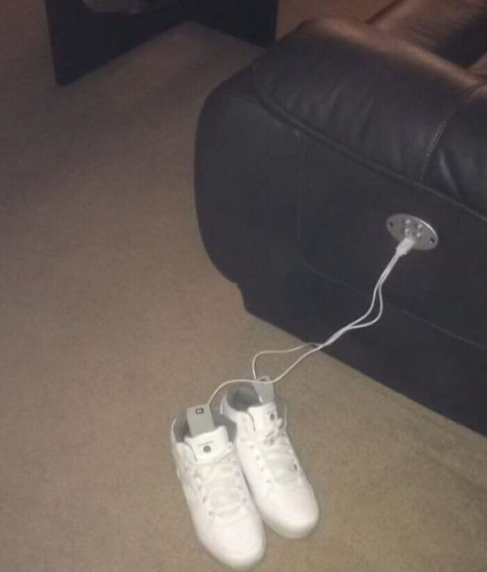 My Friend’s Kid Charges Shoes with Their Couch. The Future is Weirder Than We Thought