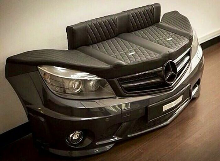 Mercedes Couch? Because Why Not Merge Cars And Furniture?